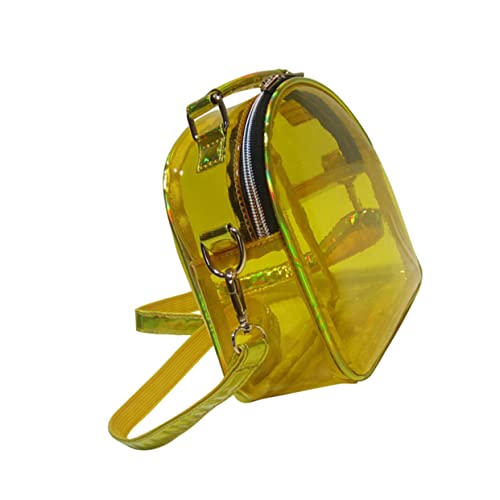 MUCKLILY Transparentes Umhängetasche für Damen PVC Crossbody Bag Gelb Schultertasche Leicht und Geräumig für Freizeit Shopping und Partys MUCKLILY Transparentes Umhängetasche für Damen PVC Crossbody Bag Gelb Schultertasche Leicht und Geräumig für Freizeit Shopping und Partys von MUCKLILY