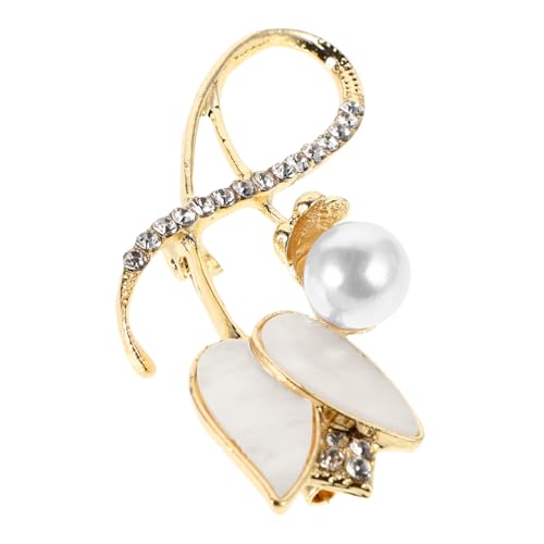 MUCKLILY Tulpenbrosche für Damen Anstecknadel mit Funkelnden Kristallen Anzüge Mäntel Vielseitiges Accessoire für Sorgfältige Verarbeitung Einzigartiges Design von MUCKLILY