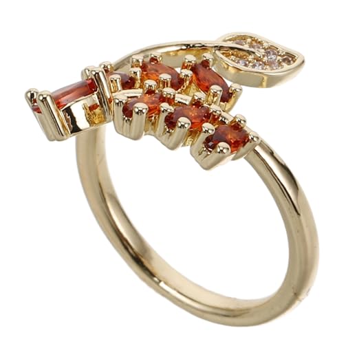 MUCKLILY Verstellbarer Geometrischer Ring Minimalistischer Schmuck mit Design Eleganter Damenring für Komfortabel und Leicht von MUCKLILY