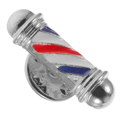 MUCKLILY Vintage Friseurschneider Brosche Barber Shop Abzeichen für Männer Frauen zur Identifikation Stilvollen Bekleidungsdekoration von MUCKLILY