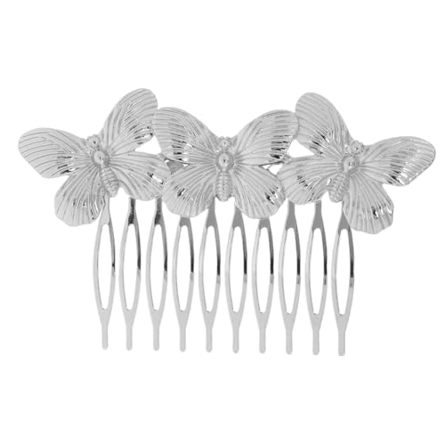 MUCKLILY Vintage Haarkamm Schmetterling aus Robustem Legierungs-material Dekorativer Haarschmuck für Damen Vielseitig Einsetzbar bei Hochzeiten Partys und Festlichen Anlässen Modisches von MUCKLILY