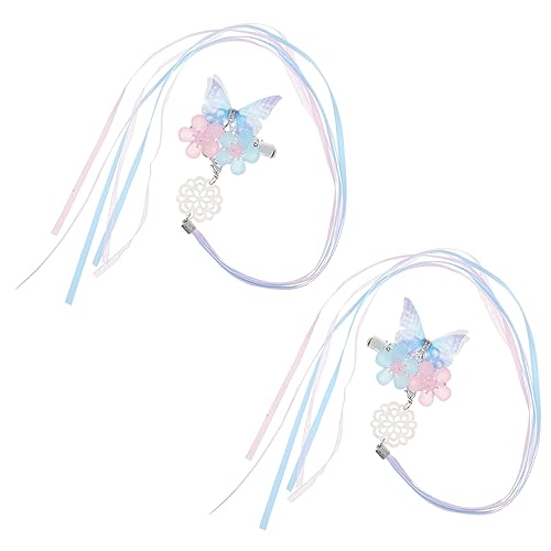 MUCKLILY Vintage Haarspangen für Kinder Chinesische Haarnadeln Hanfu Haarschmuck Kinder Haaraccessoires für Partys 2 Stück von MUCKLILY