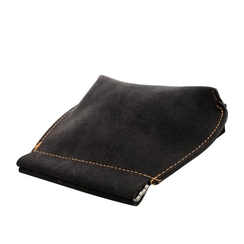MUCKLILY Vintage Herren Geldbörse mit Automatischem Federverschluss Kleine Portemonnaie aus Langlebigem Leder Kompakte Münztasche Stilvoll und Praktisch für Alltag und Reisen von MUCKLILY