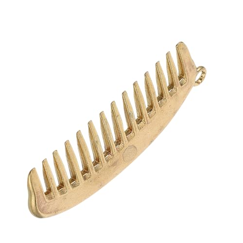 MUCKLILY Vintage Metall Mini Kamm Schlüsselanhänger Anhänger Retro Haarkamm Charm für Frauen als Praktisches DIY Accessoire und Kleines Schmuckstück als Geschenk für Unterwegs von MUCKLILY