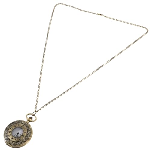 MUCKLILY Vintage Taschenuhr Klein Leicht Retro Uhr für Herren Damen Kompakt Dekorativ Modisch Vielseitig Tragbar Geschenkidee von MUCKLILY