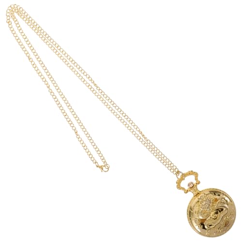 MUCKLILY Vintage Taschenuhr mit Großem Ziffernblatt Mechanische Retro Taschenuhr für Herren und Senioren Dekorative Uhr mit Langlebigem Metallgehäuse Klassisches Design Geschenkidee für von MUCKLILY