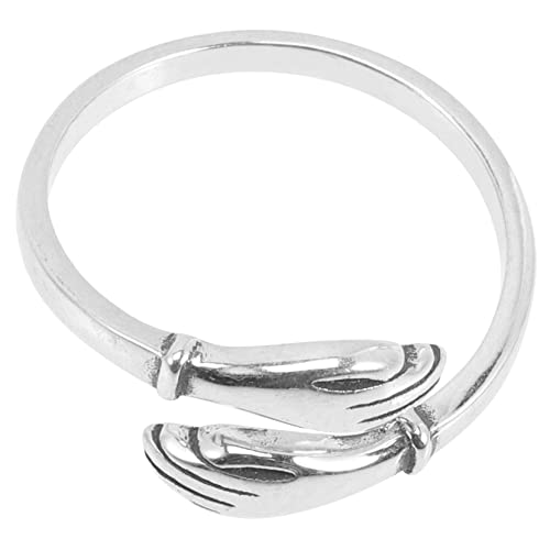 MUCKLILY Offener Umarmungsring Für Damen Teenager Mädchen Vintage-ring Verstellbarer Fingerring Minimalistischer Schmuck Romantisches Accessoire Für Jeden Anlass von MUCKLILY