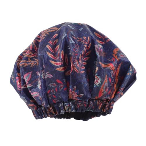 MUCKLILY Wasserdichte Herren Duschhaube aus Robustem Oxford Doppellagig Langlebig und Wiederverwendbar Praktische Badekappe für Duschen und Gesichtswäsche Einfach zu Reinigen und Angenehm von MUCKLILY