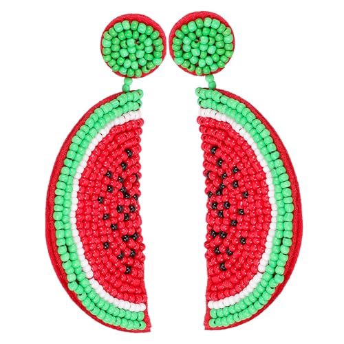 MUCKLILY Wassermelonen ohrringe Damen Ohrhänger Trendiger Fruchtanhänger Leicht Verstellbar Süßer Ohrschmuck Mädchen Geschenk MUCKLILY Wassermelonen ohrringe Damen Ohrhänger Trendiger Fruchtanhänger Leicht Verstellbar Süßer Ohrschmuck Mädchen Geschenk von MUCKLILY