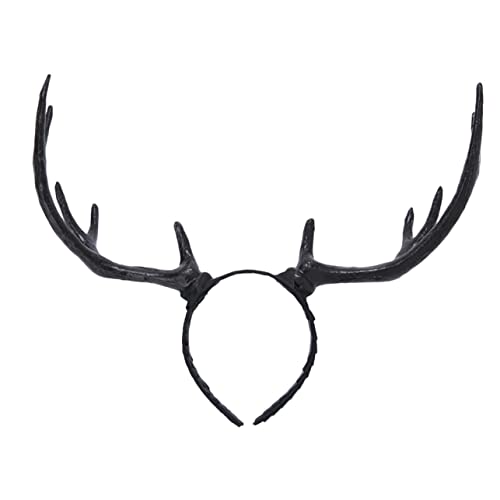 MUCKLILY Weihnachtliches Rentier Haarreif Kostüm Zubehör Elastisch Handgefertigt für Mädchen Party Cosplay Fotoshooting von MUCKLILY