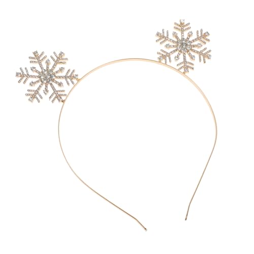 MUCKLILY Weihnachts Stirnband mit Funkelnden Strasssteinen Leichtes Damen Haarband für Festtags und Party Outfits Langlebig Komfortabel als für Weihnachten Silvester Karneval von MUCKLILY