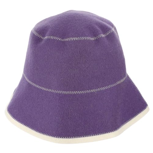 MUCKLILY Sauna-hut Aus Wolle Für Herren Und Damen Sauna-hut Badezimmer-zubehör Wasseraufnahmefähiger Sauna-hut Für Sauna Und Dusche Schutz Vor Überhitzung von MUCKLILY