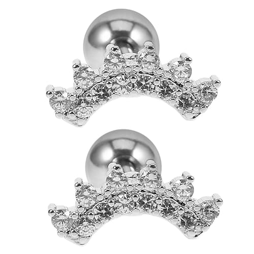 MUCKLILY Zircon inlay Ohrstecker Damen Kleine Ohrschmuck Leicht Nickelfrei Elegant Für Alltag Party Hochzeit von MUCKLILY