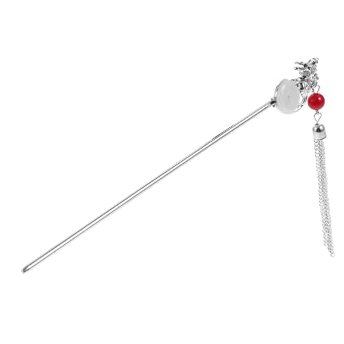 MUCKLILY Zodiac drache Haarnadel Metall Haarstab mit Quaste Antiker Chinesischer Stil Langlebig für Damen Hochzeits Partyaccessoire Haarklammer Dutts Geeignet von MUCKLILY
