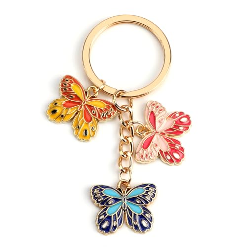 MUCOOS Personalisierter Schlüsselanhänger Mit Schmetterlings Accessoires in Drei Verschiedenen Farben, Schmetterlings Schlüsselanhänger, Dankeschön Geschenk Für Frauen, Geschenk Für Die Freundin MUCOOS Personalisierter Schlüsselanhänger Mit Schmetterlings Accessoires in Drei Verschiedenen Farben, Schmetterlings Schlüsselanhänger, Dankeschön Geschenk Für Frauen, Geschenk Für Die Freundin von MUCOOS
