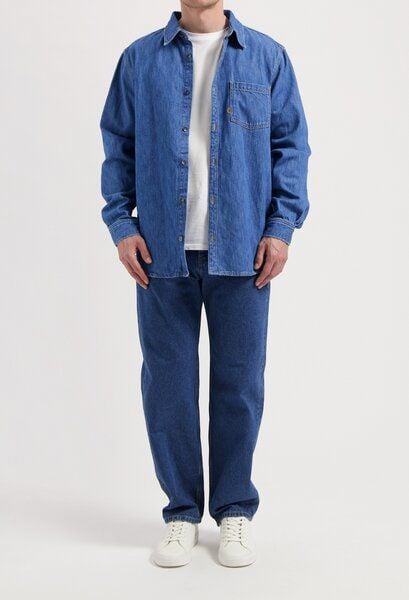 MUD Jeans Alex Mid Loose - Medium Stone von MUD Jeans