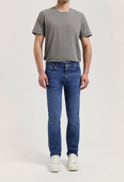 MUD Jeans Bryce Mid Straight - Authentic Indigo von MUD Jeans