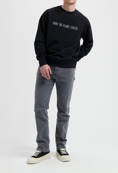 MUD Jeans Bryce Mid Straight - Light Grey von MUD Jeans