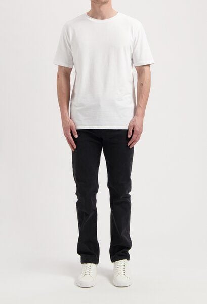MUD Jeans Bryce Mid Straight - Stone Black von MUD Jeans