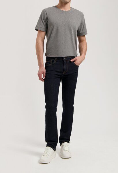 MUD Jeans Bryce Mid Straight - Strong Blue von MUD Jeans