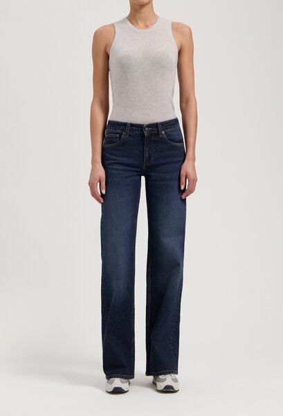 MUD Jeans Cleo Mid Loose - Rustic Blue von MUD Jeans