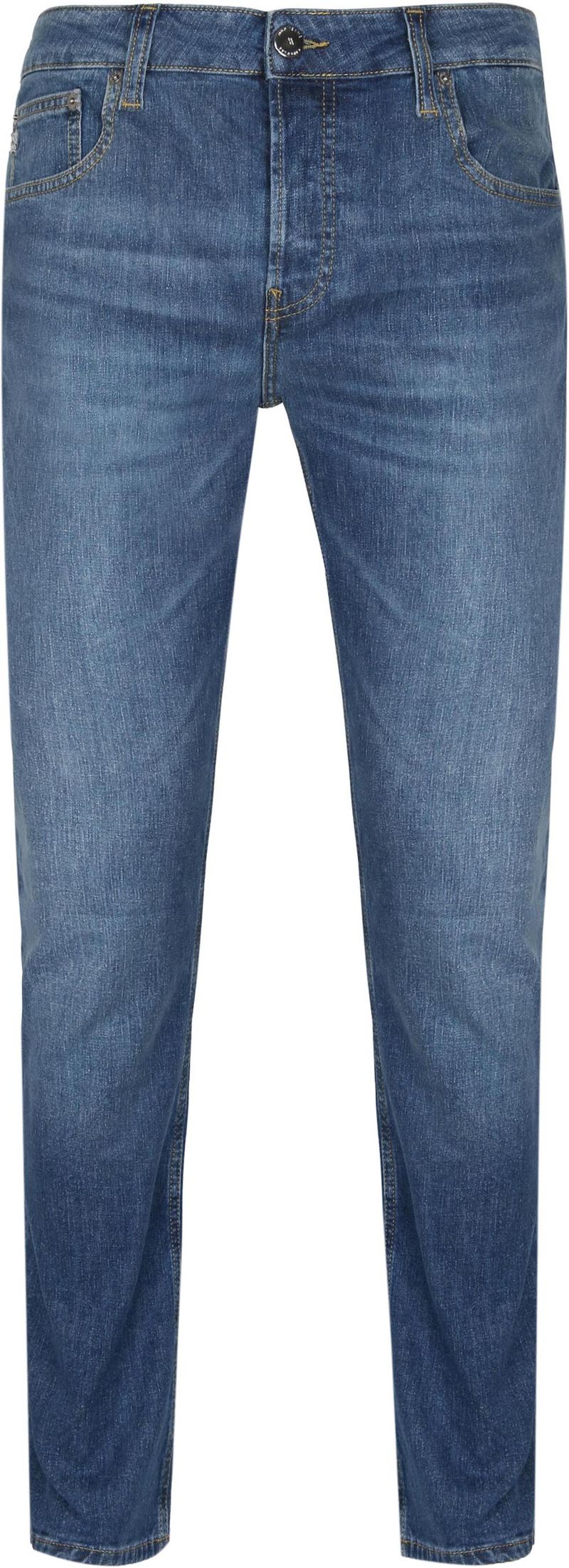 MUD Jeans Denim Regular Bryce Indigo Blau - Größe W 34 - L 32 von MUD Jeans