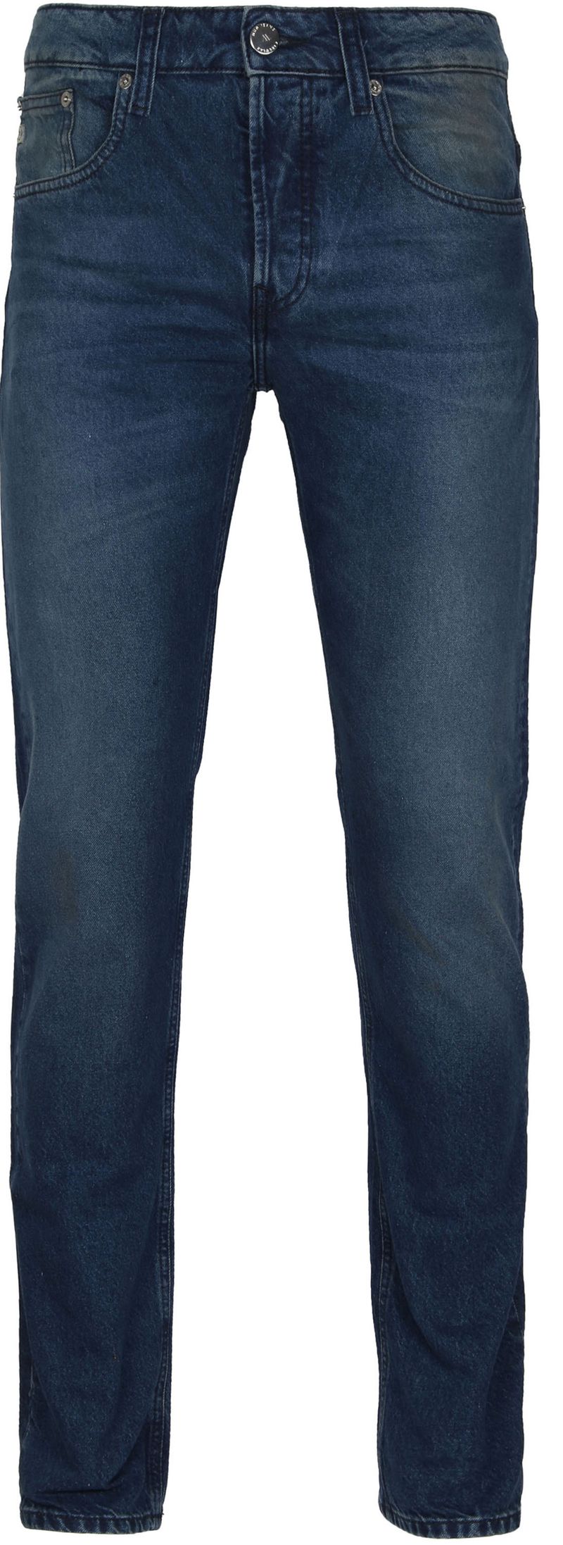 MUD Jeans Denim Regular Dunn Indigo Blau - Größe W 34 - L 36 von MUD Jeans