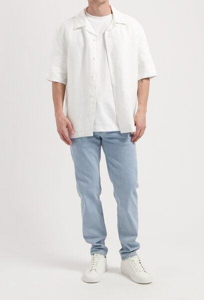 MUD Jeans Dunn Low Tapered - Light Stone von MUD Jeans