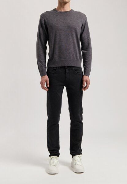 MUD Jeans Dunn Low Tapered - Stone Black von MUD Jeans