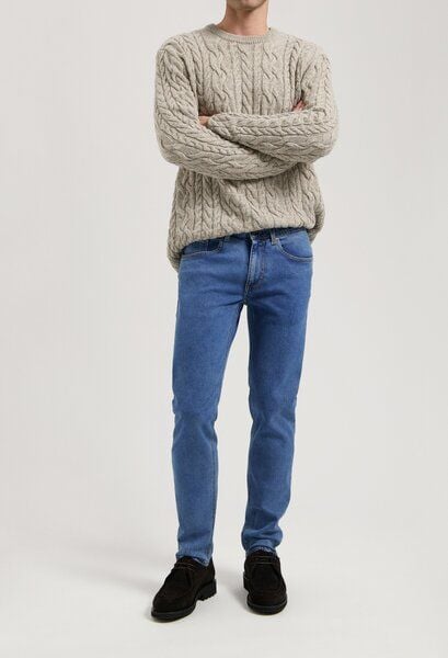 MUD Jeans Dunn Low Tapered - Stone Vintage von MUD Jeans