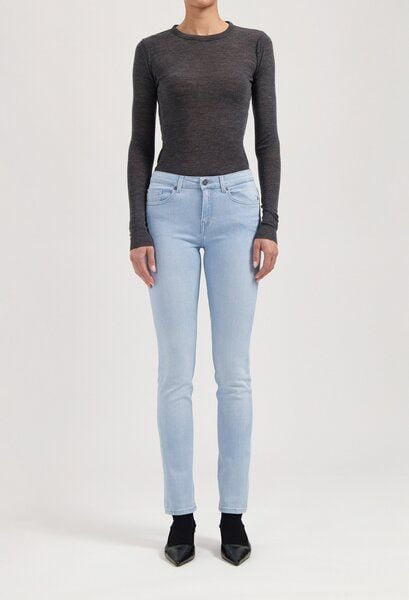 MUD Jeans Faye Low Slim - Sunny Stone von MUD Jeans