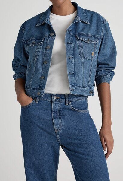 MUD Jeans Gina Jacket - Medium Stone von MUD Jeans