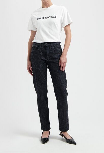 MUD Jeans Go Mid Straight - Dry Black von MUD Jeans