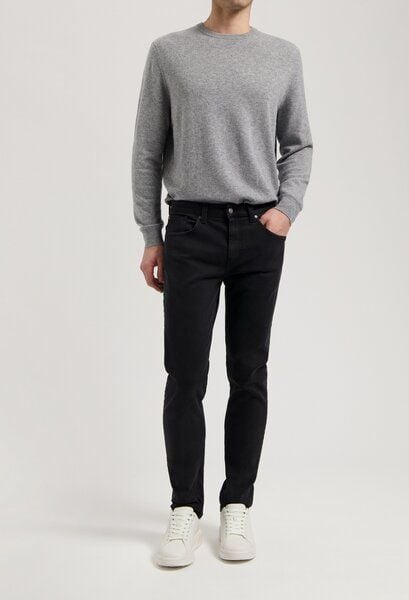 MUD Jeans Rick Mid Slim - Stone Black von MUD Jeans