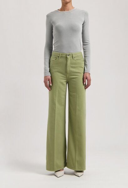 MUD Jeans Sara High Loose Flow - Olive von MUD Jeans