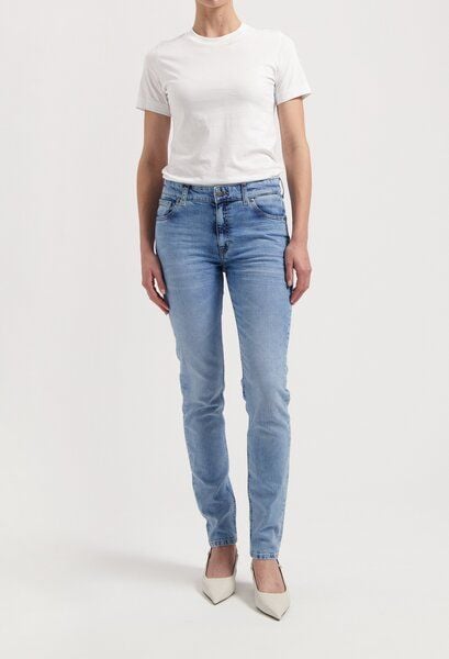 MUD Jeans Skyler Mid Skinny - Original Stone von MUD Jeans