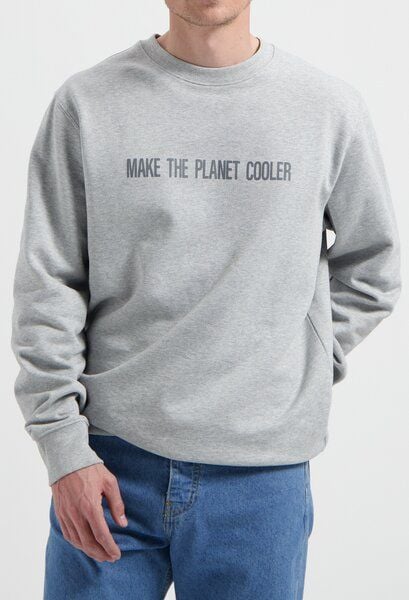 MUD Jeans Ty Sweatshirt - Heather Grey von MUD Jeans