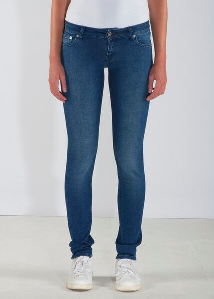 Mud Jeans Jeans Skinny Fit - Lilly - Pure Blue von MUD Jeans