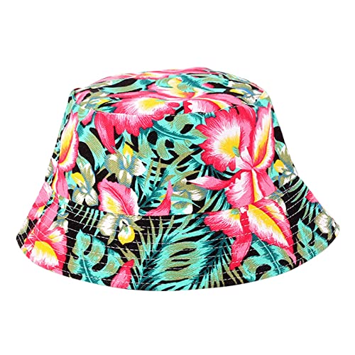 Unisex Mode Casual Klein Floral Sonnenhut Sonnenhut Fischerhut Atmungsaktiv Hut Slouch Hut Herren 61, grün, Einheitsgröße von MUDUH