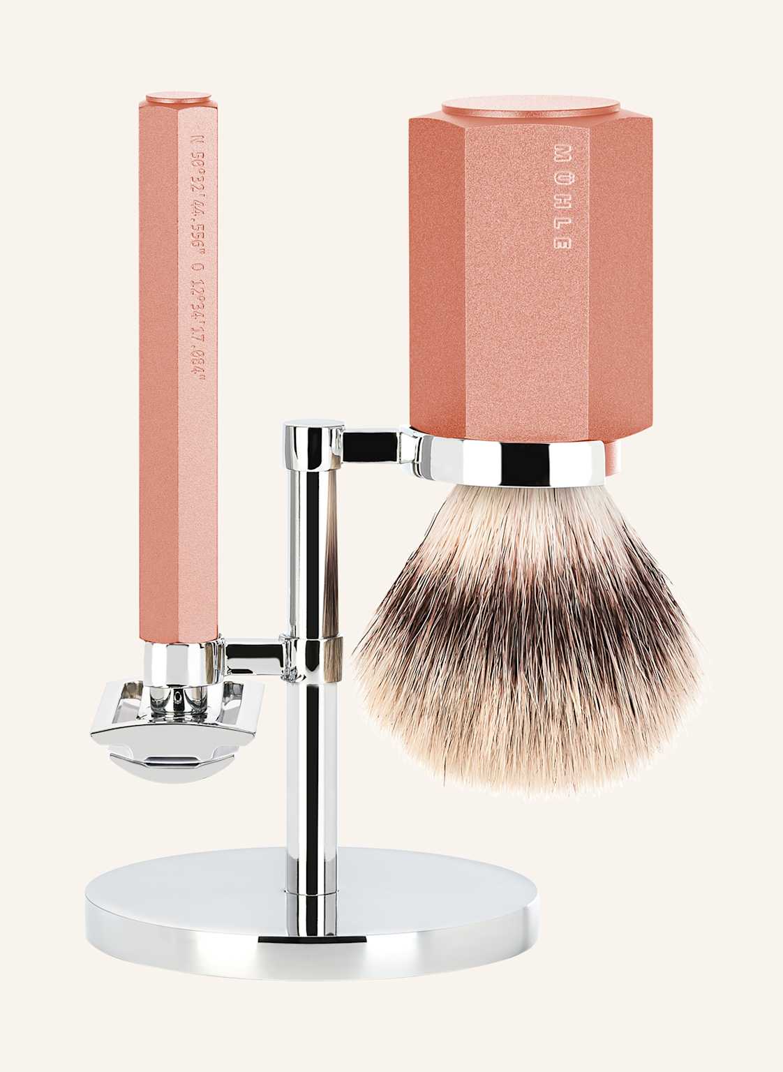 Mühle 3-Tlg. Rasier-Set - Hexagon von MÜHLE