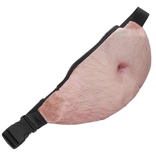 MUELODSIC 1 Stück Bierbauch Aufbewahrungstasche Männertasche Handtasche, Umhängetasche Gefälschte Bierbauch-hüfttasche Kerl Taschenlampe Tasche Bierbauch-gürteltasche Schreibwaren Bote Pu von MUELODSIC
