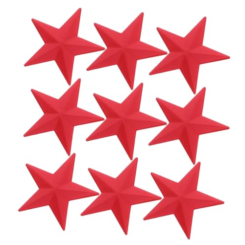 MUELODSIC 10stücke Sternhutbrosche Aus Aluminium Fünfzackiger Stern Anstecknadel Für Rucksäcke Jacken Und Hüte Brustnadel Für Männer Und Frauen Diy-accessoire von MUELODSIC