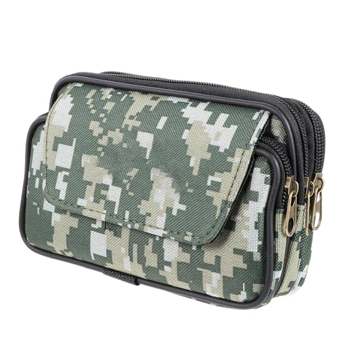 MUELODSIC Handytasche Mit Reißverschluss Geldbörse Gürteltasche Sport-gürteltasche Für Herren Aus Strapazierfähigem Material Geeignet Für Outdoor-aktivitäten Reisen Und Sport von MUELODSIC