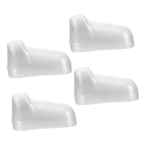 MUELODSIC 40 Stück Teiliges Schuh Display PVC Schuhformer Transparent Füßchen Modell für Babysocken und Kinderschuhe Ladenpräsentation Schuhstütze Organizer von MUELODSIC