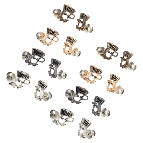 MUELODSIC 8 Paare Verstellbare Taillenknöpfe mit Poker Abnehmbare Schadensfreie Hosen und Rockverschlüsse Nähte Einfache Justierung Vielseitig Einsetzbare Kleider Adjuster Clips von MUELODSIC