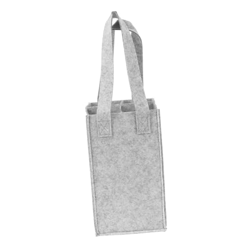 MUELODSIC Filz-weinflaschentasche Mit Trennwänden Für Flaschen Aufbewahrungsbox Mit Griff Weinbeutel Und Geschenktasche Aus Hochwertigem Filzmaterial von MUELODSIC