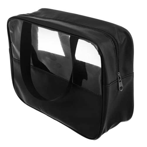 MUELODSIC Klarer Kulturbeutel mit Großem Stauraum wasserdichte PU Reise Tasche Tragbare Kosmetiktasche für Make Up und Toilettenartikel für Frauen MUELODSIC Klarer Kulturbeutel mit Großem Stauraum wasserdichte PU Reise Tasche Tragbare Kosmetiktasche für Make Up und Toilettenartikel für Frauen von MUELODSIC