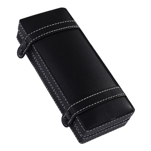 MUELODSIC Leere PU Stiftebox Einzelstifthalter Stiftetui Organizer Schreibwaren Geschenkbox Kompakt für Büro Schule von MUELODSIC