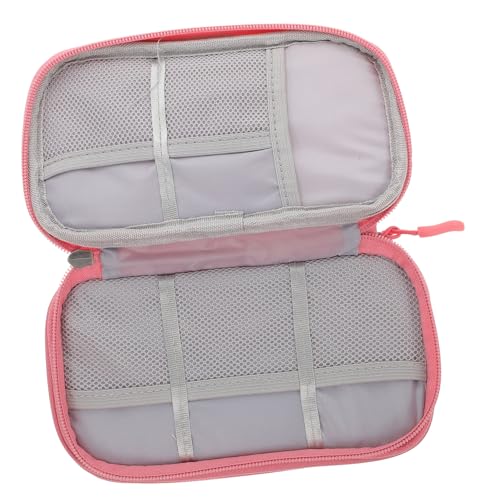 MUELODSIC Multifunktionaler Reise Elektronik Organizer Tasche mit Doppeltem Fach Robuster Kabeltasche für Datenkabel Ladekabel und USB Sticks Kompakt und Leicht für Büro Schule und von MUELODSIC
