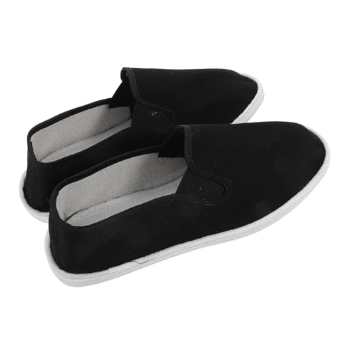MUELODSIC Professionelle Taichi Schuhe aus Atmungsaktivem mit Baumwollsohle Leichte Martial Arts Trainingsschuhe für Männer Traditionell Chinesische Kung Fu Performance Schuhe für Tai Chi von MUELODSIC